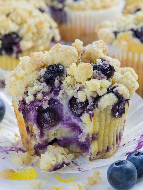 Blueberry Lemon Breakfast Muffins