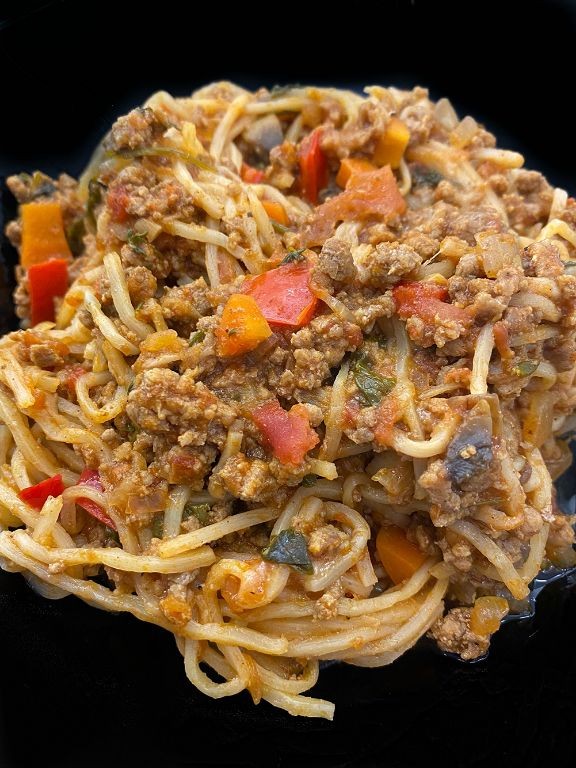 Bolognese with Hearts of Palm Noodles