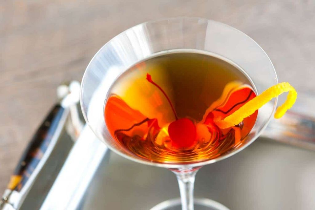 Bourbon Manhattan with Angostura Bitters