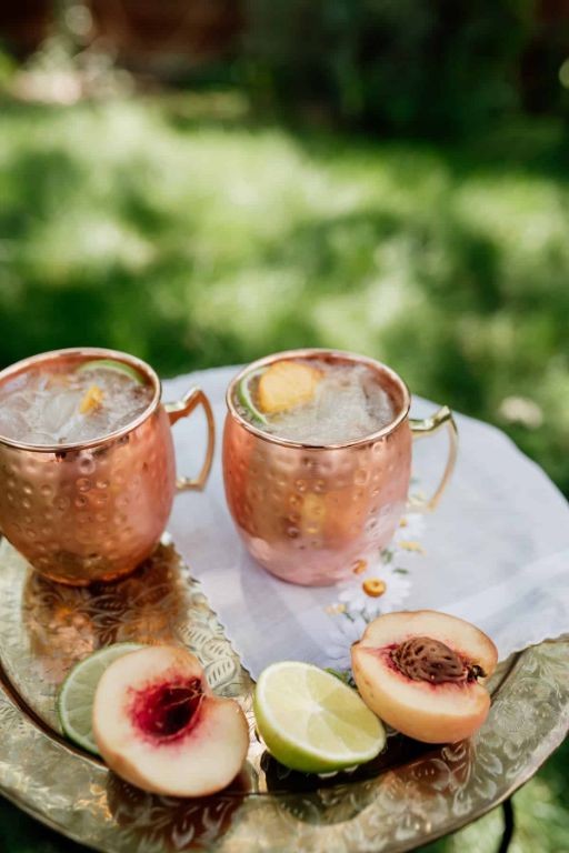 Bourbon Peach Kentucky Mule