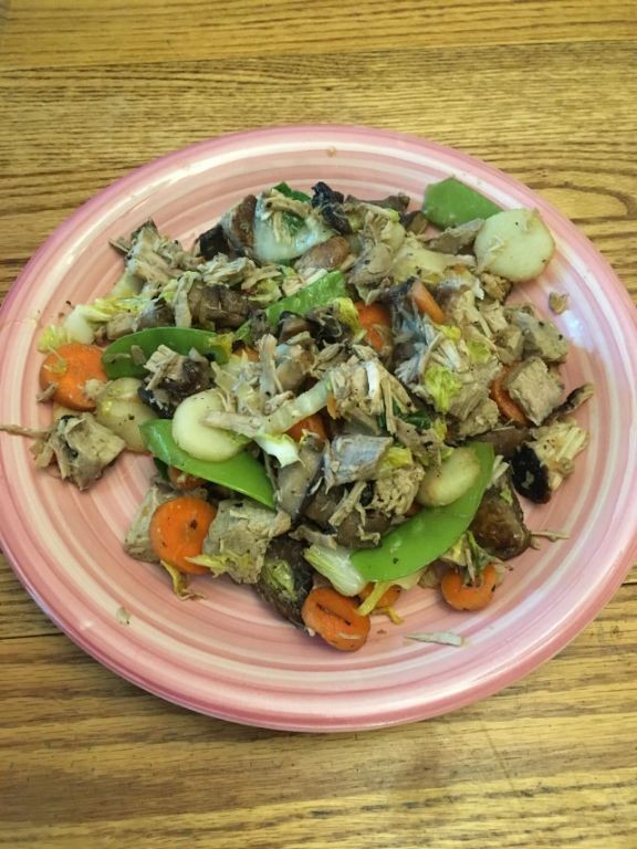 Bright Line Eating Veggie Stir-Fry