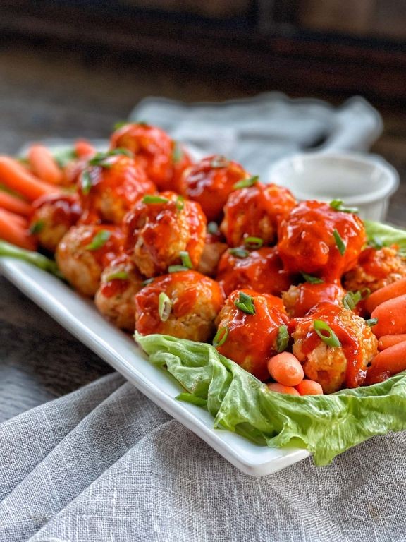Buffalo Ranch Aidells Chicken Meatballs