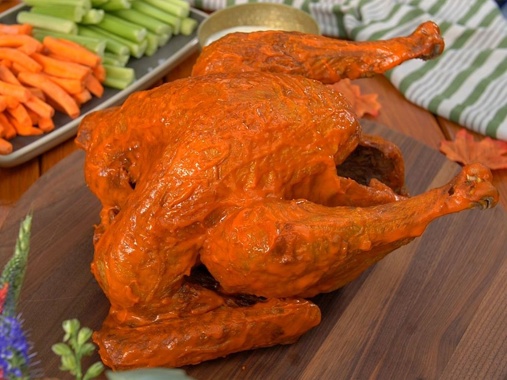 Buffalo Style Fried Turkey Bites