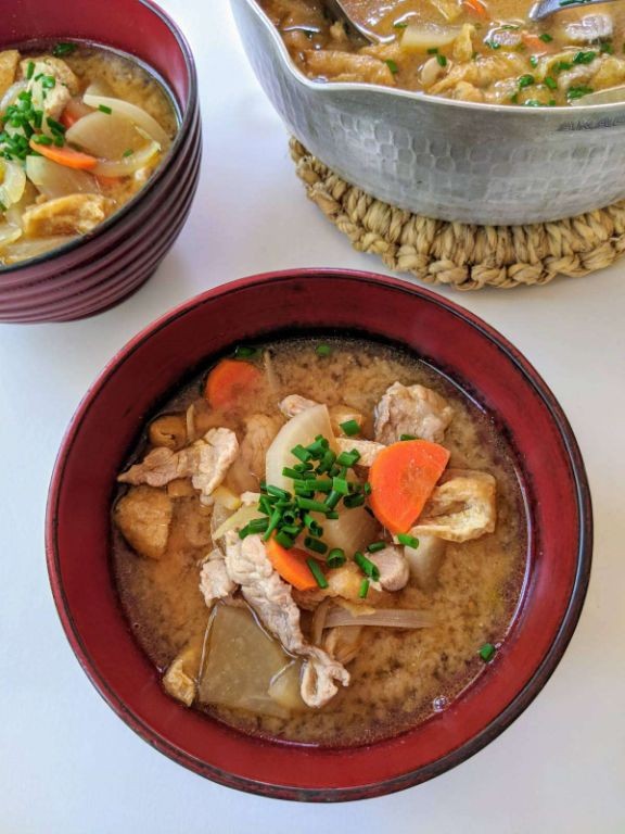 Butajiru (Pork and Root Vegetable Soup)