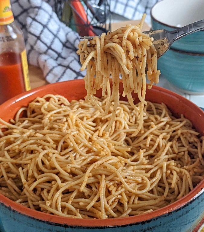 Cajun Spiced Buttered Noodles