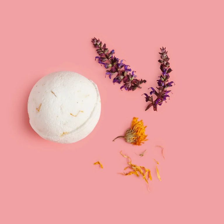 Calendula and Chamomile Relaxing Bath Bombs