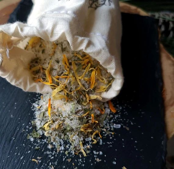 Calendula and Peppermint Foot Soak