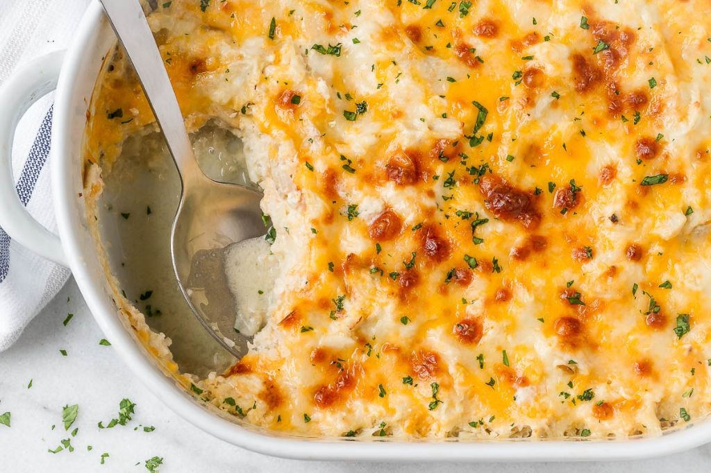 Cauliflower Rice Chicken Casserole