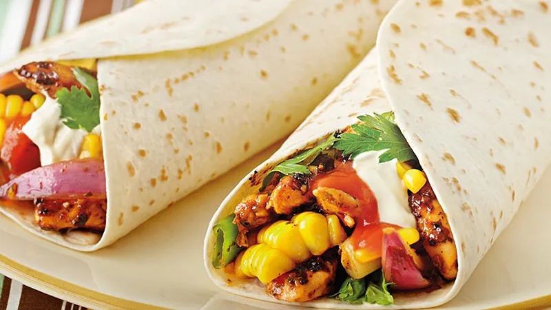 Charred Corn and Chicken Fajitas