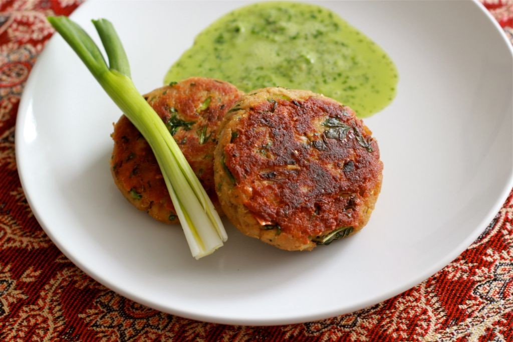 Chicken Shami Kabab with Avocado Salsa