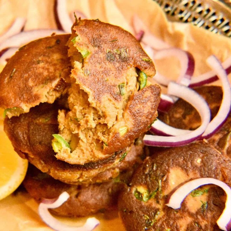 Chicken Shami Kabab with Tamarind Glaze