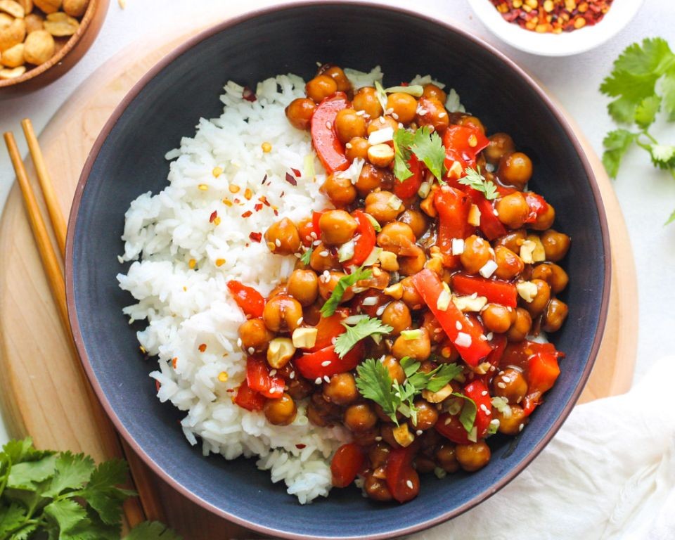 Chickpea and Vegetable Stir-Fry