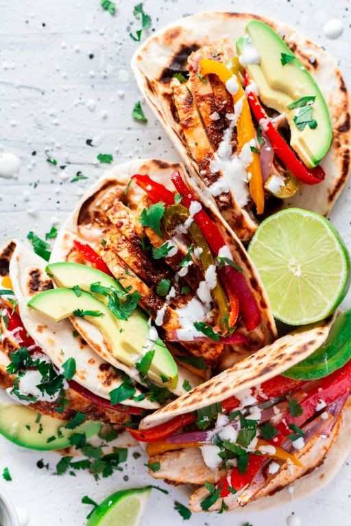 Chipotle and Mango Chicken Fajitas