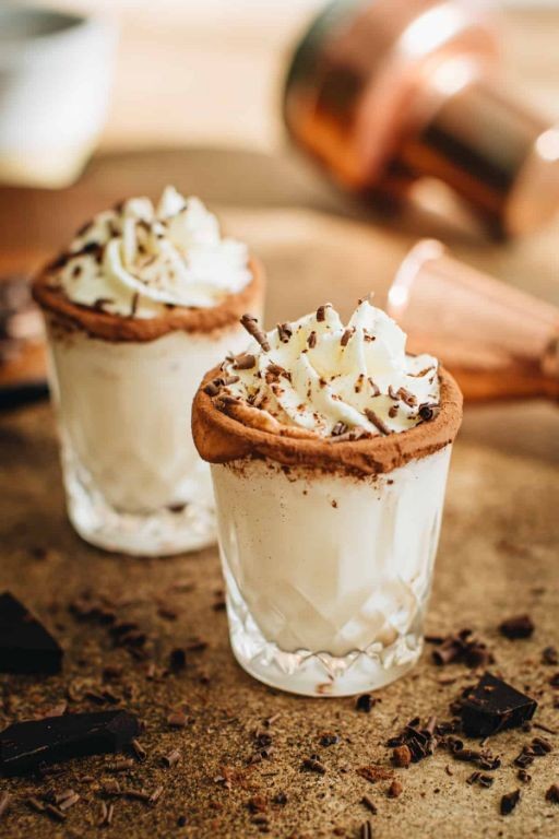Chocolate Hazelnut Shooters with Frangelico
