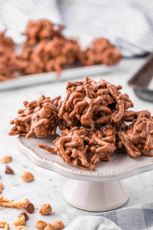 Chocolate Peanut Butter Haystacks