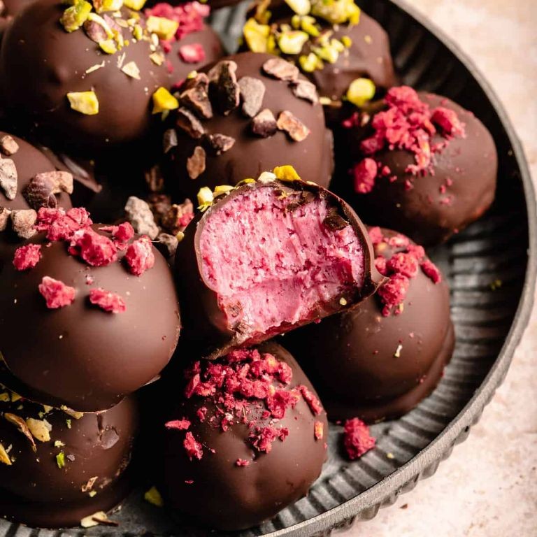 Chocolate Raspberry Truffles