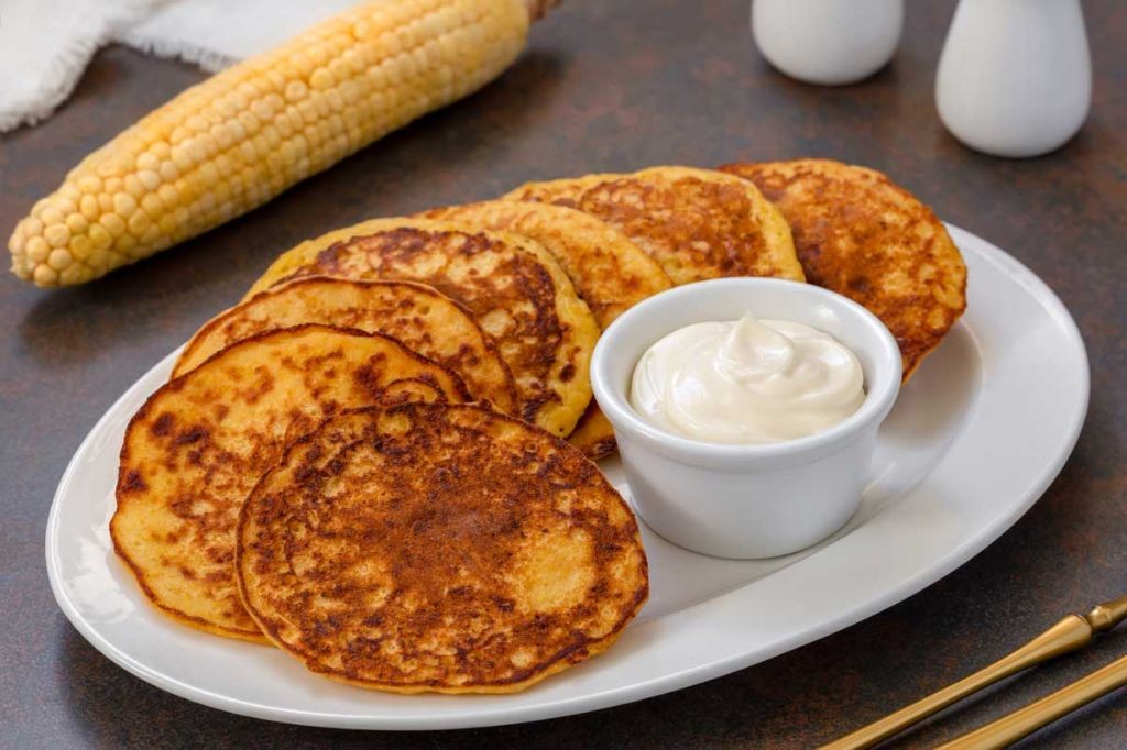 Chorreadas (Honduran corn pancakes)