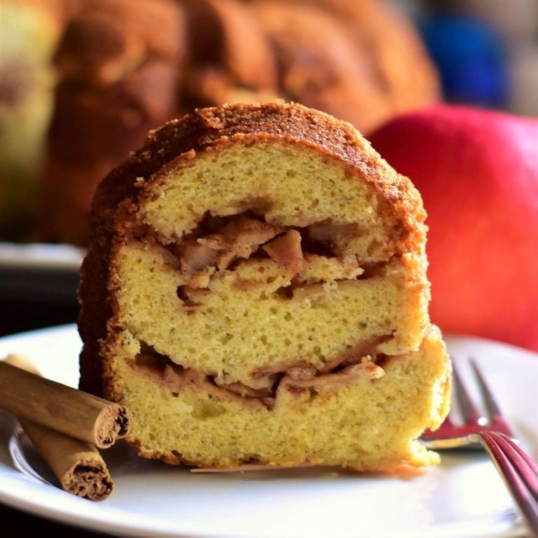 Cinnamon Apple Bundt Cake with Cake Mix