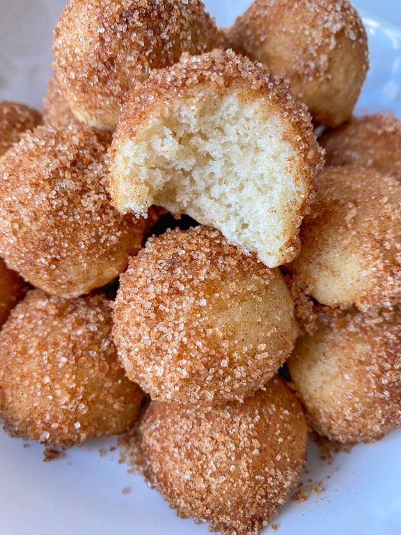 Cinnamon Sugar Donut Holes