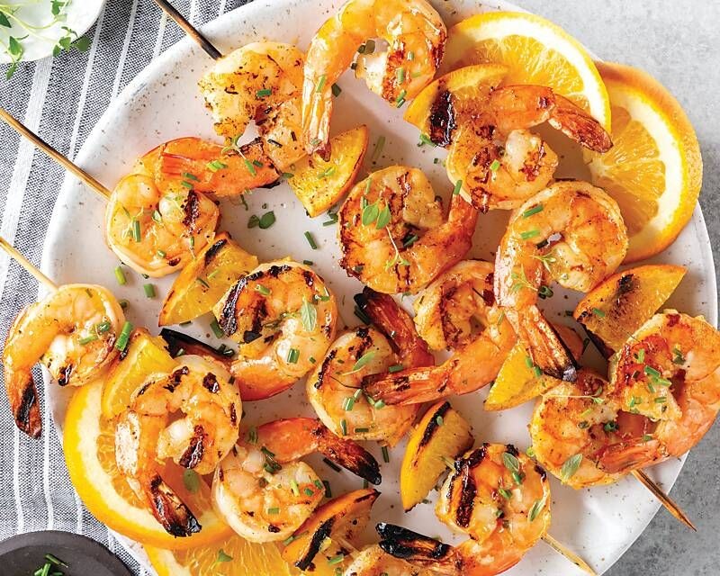 Citrus Spark Grilled Shrimp Skewers