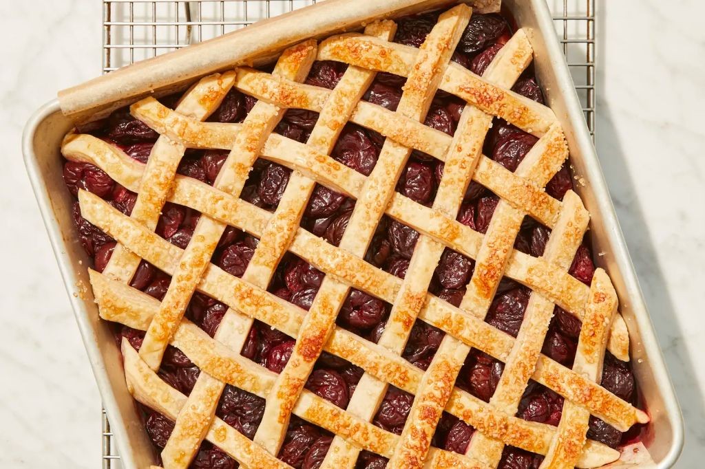 Classic Lattice-Top Cherry Pie