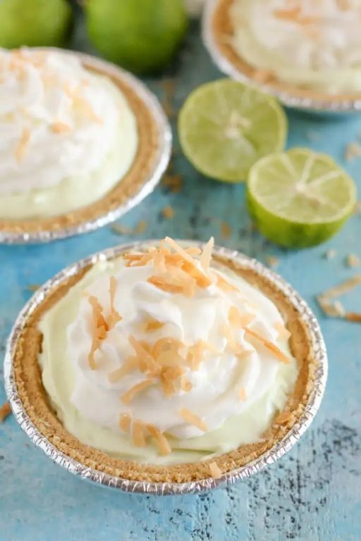 Coconut Lime Greek Yogurt Pie