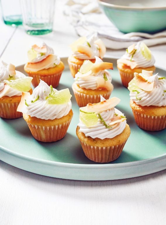 Coconut Lime Mini Cupcakes