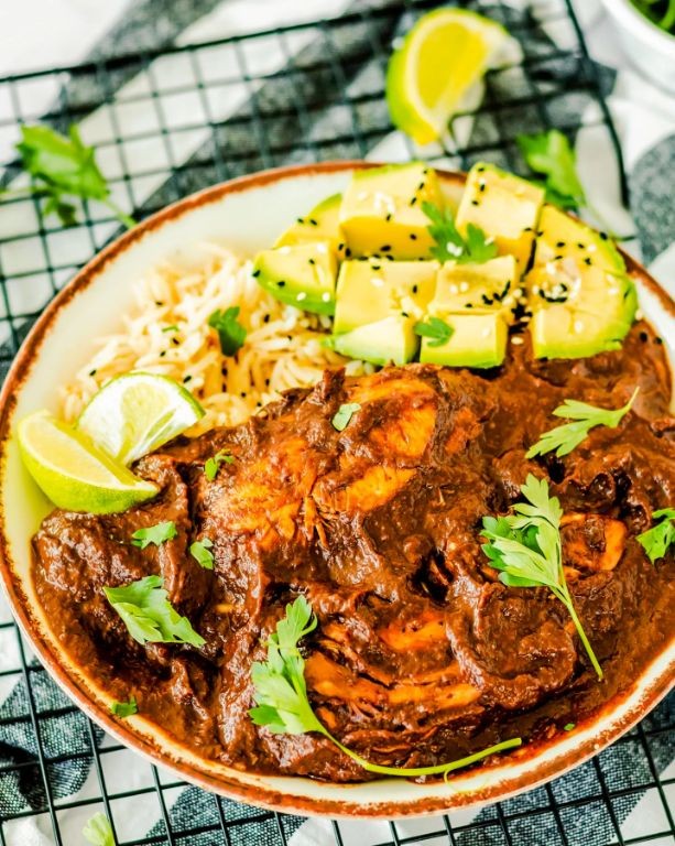 Coconut Milk Chicken Mole