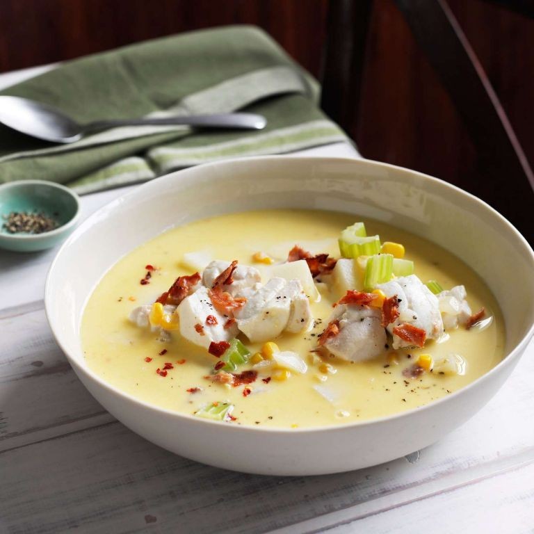 Corn and Cod Chowder