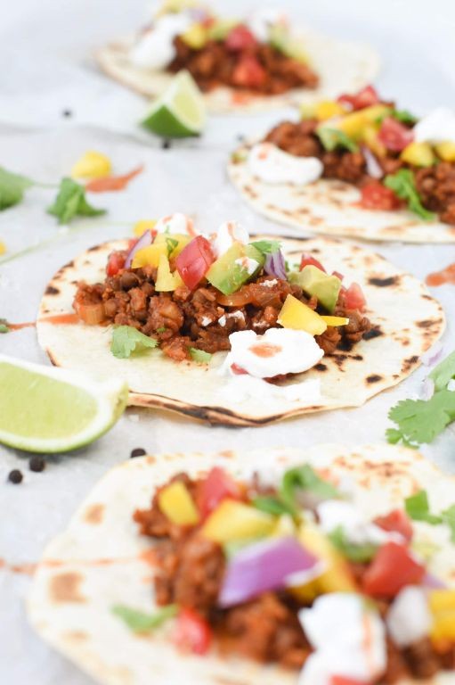 Corn-Free Tacos with Lentil Filling
