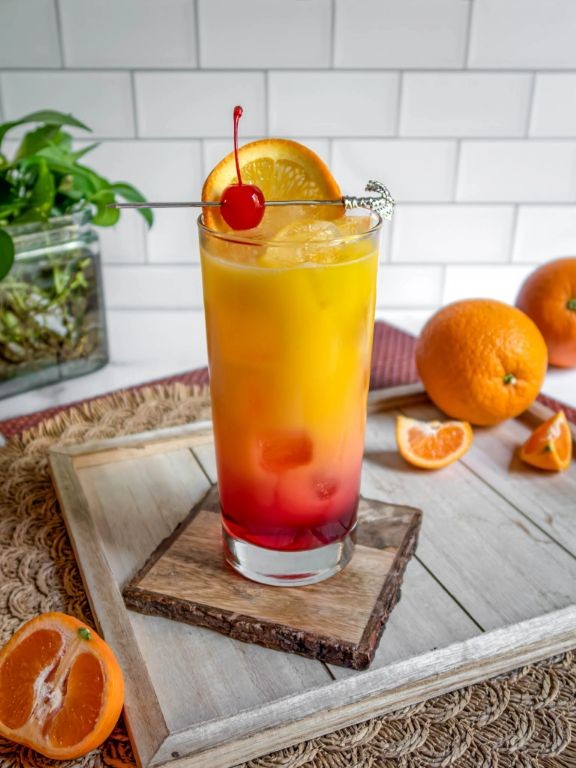 Cranberry Vodka Sunrise