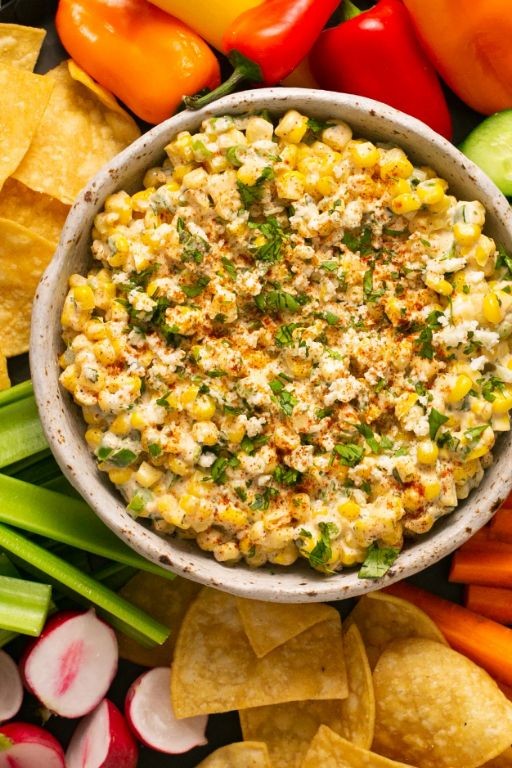 Creamy Chipotle Elote Dip