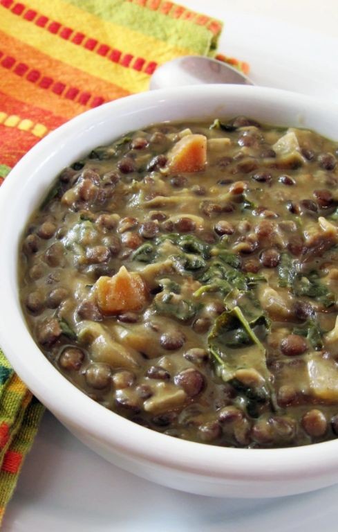 Creamy Slow Cooker Lentil Soup