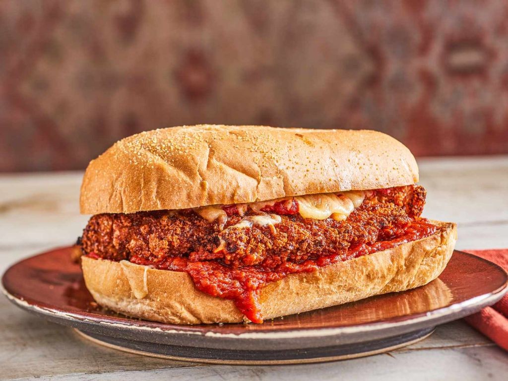 Crispy Chicken Parmesan Sandwich