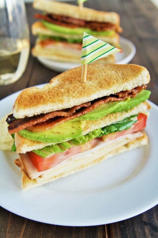 Crunchy Avocado and Bacon Club