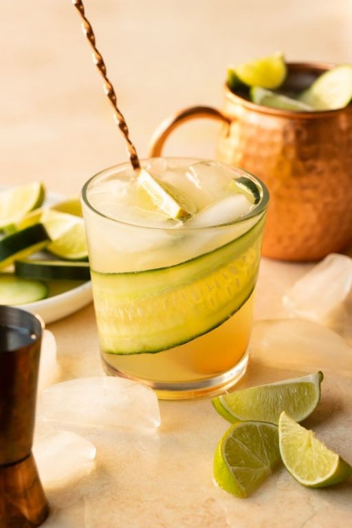 Cucumber Vodka Ginger Fizz