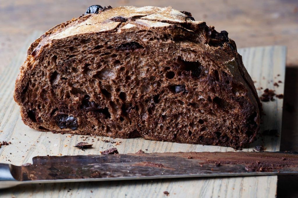 Dark Chocolate Cherry Bread