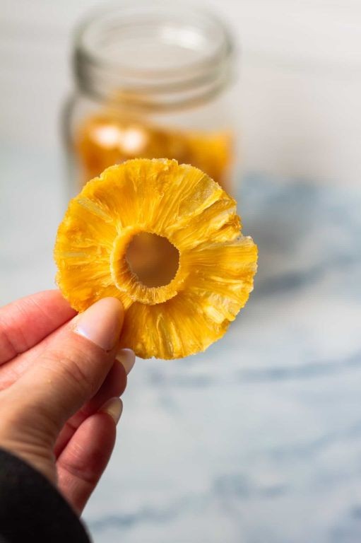 Dehydrated Pineapple Rings with Chili Powder