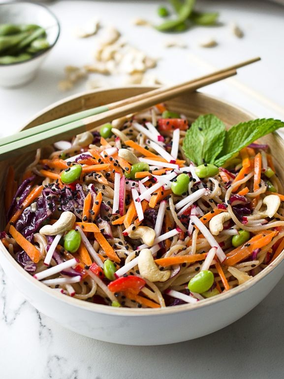 Edamame and Sesame Noodles