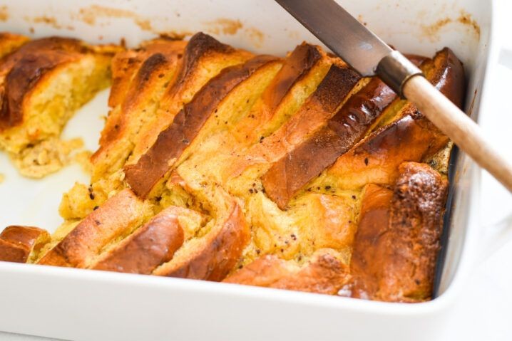 Eggnog Brioche Loaf