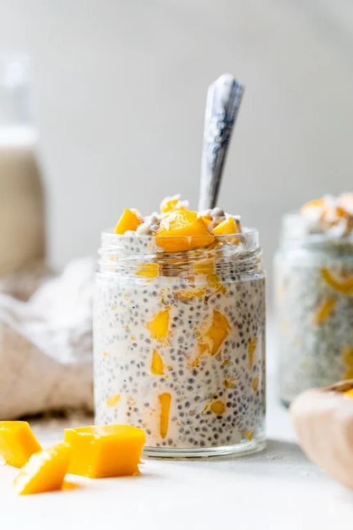 Frozen Mango and Coconut Chia Smoothie