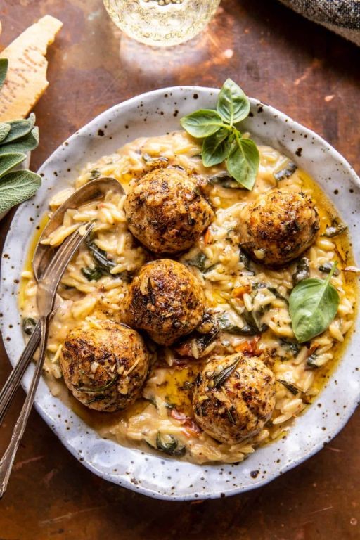 Garlic Butter Aidells Chicken Meatballs