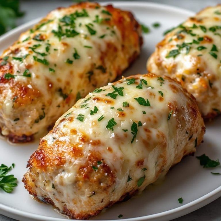 Garlic Parmesan Chicken Meatloaf