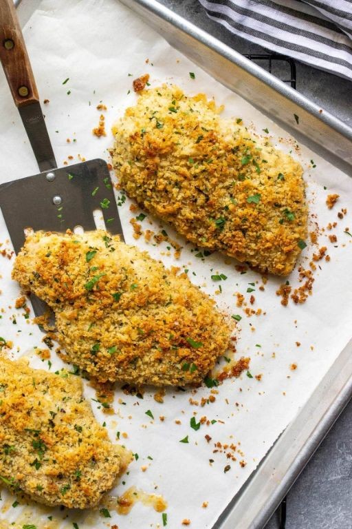 Garlic Parmesan Crusted Chicken