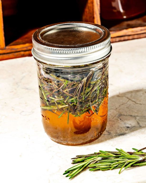 Garlic Rosemary Infused Honey