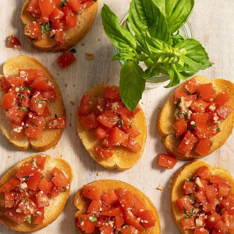 Garlic and Olive Oil Bruschetta