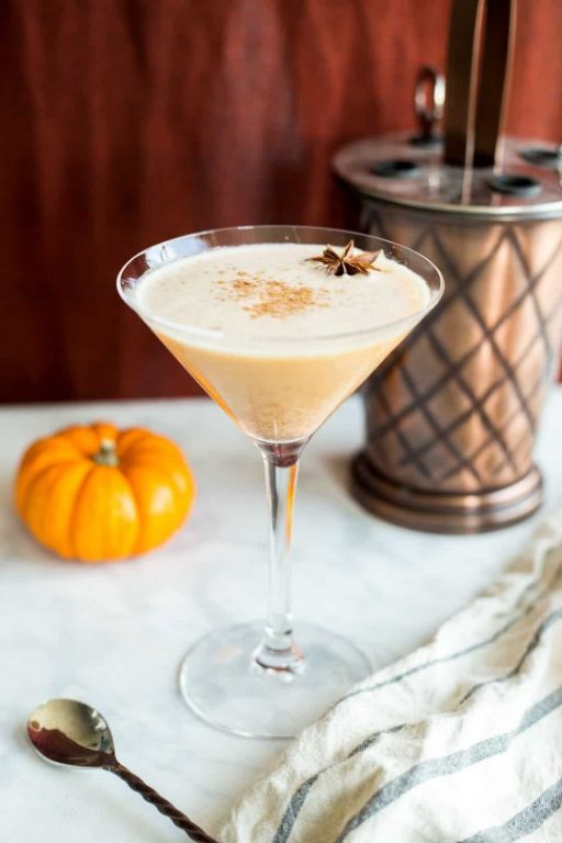 Gingerbread Pumpkin Pie Martini