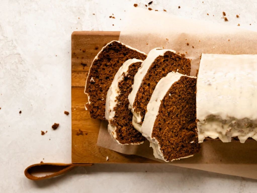 Glazed Gingerbread Loaf