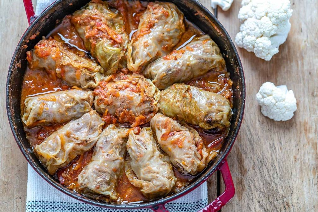 Gluten-Free Gołąbki with Cauliflower Rice