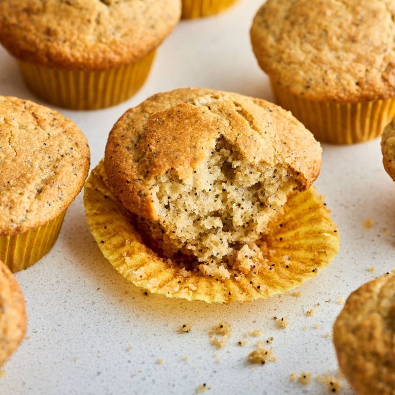 Gluten-Free Lemon Poppy Seed Muffins
